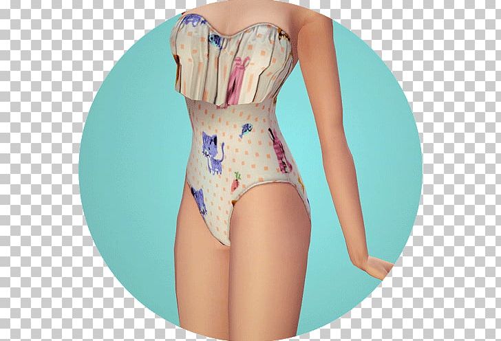 MySims The Sims 3: Seasons The Sims 4 Clothing One-piece Swimsuit PNG, Clipart, Active Undergarment, Bikini, Clothing, Lingerie, Lingerie Top Free PNG Download