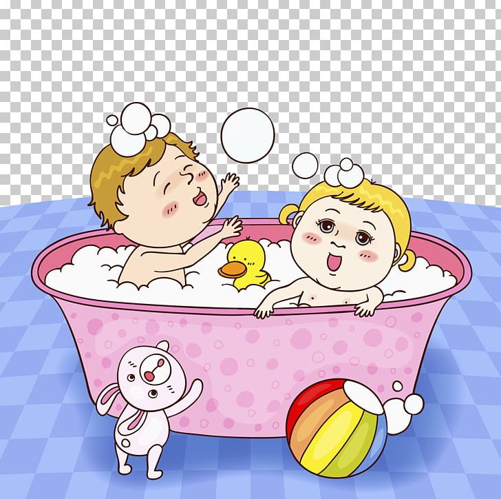 Bathing Drawing Bathtub Illustration PNG, Clipart, Baby, Baby Toys, Body, Cartoon, Child Free PNG Download
