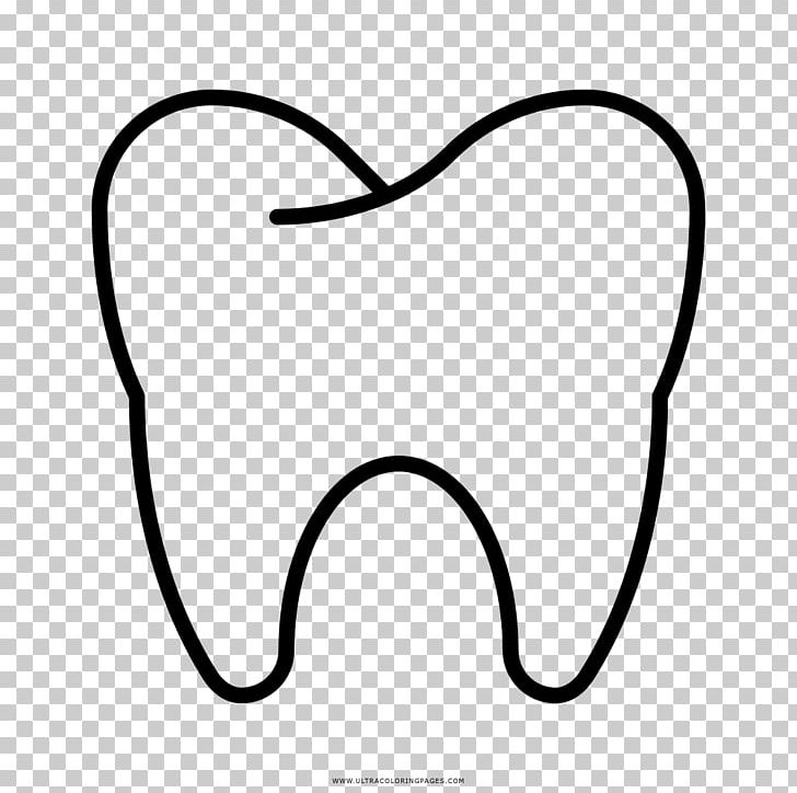 Drawing Coloring Book Tooth Black And White PNG, Clipart, Area, Black, Black And White, Color, Coloring Book Free PNG Download