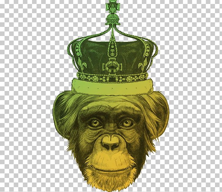 Graphics Drawing Illustration Monkey Gorilla PNG, Clipart, Art, Christmas Ornament, Drawing, Facial Hair, Fictional Character Free PNG Download