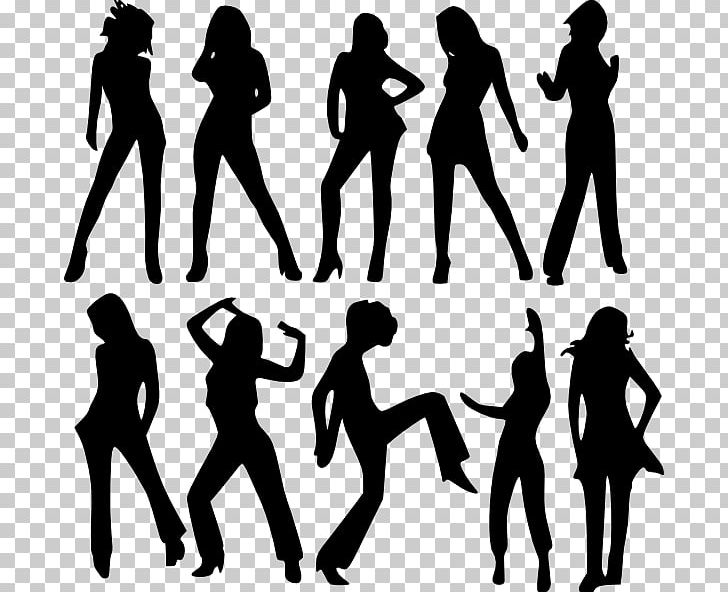 Silhouette Woman PNG, Clipart, Animals, Arm, Art, Black And White, Dance Free PNG Download