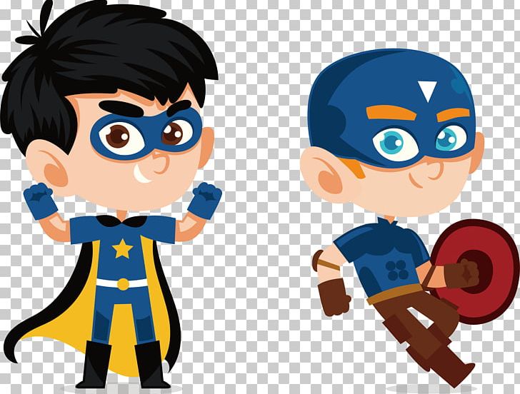 Superman And US Captain PNG, Clipart, Boy, Cartoon, Character, Clip Art, Comics Free PNG Download