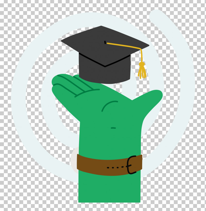 Graduation PNG, Clipart, Angle, Cartoon, Character, Graduation, Green Free PNG Download
