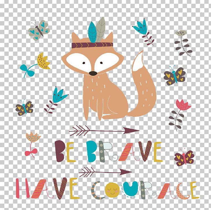 Cartoon Fox Illustration PNG, Clipart, Animal, Animals, Area, Arrow, Arrow Tran Free PNG Download