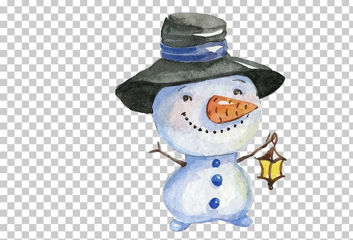 Watercolor Painting Christmas Snowman Drawing PNG, Clipart, Branches, Cartoon Snowman, Child, Christmas, Christmas Snowman Free PNG Download
