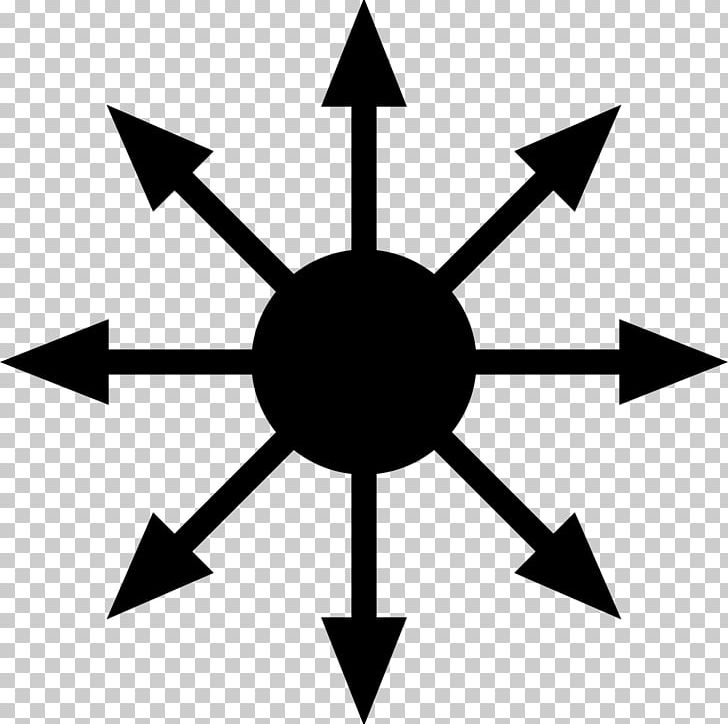 Sigil Chaos Magic Symbol Of Chaos Illuminates Of Thanateros PNG, Clipart, Angle, Artwork, Belief, Black And White, Circle Free PNG Download