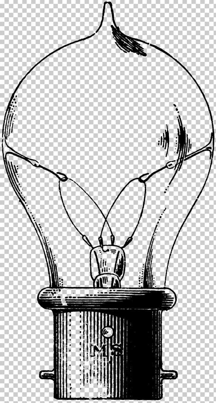 Incandescent Light Bulb Drawing Lamp PNG, Clipart, Black And White, Bulb, Chandelier, Drawing, Electric Light Free PNG Download