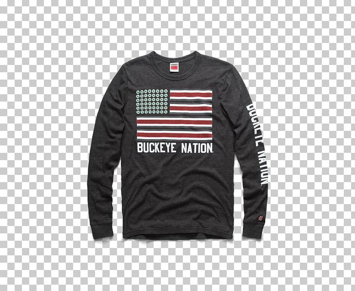 Long-sleeved T-shirt Long-sleeved T-shirt Sweater Outerwear PNG, Clipart, Black, Black M, Brand, Clothing, Flag Of Detroit Free PNG Download