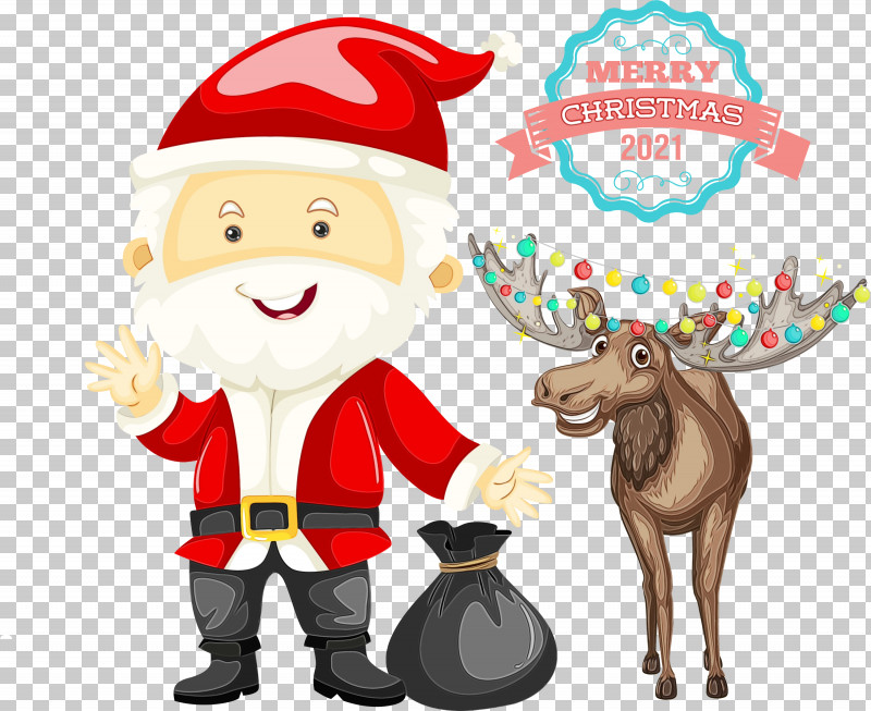 Santa Claus PNG, Clipart, Christmas Day, Christmas Elf, Holiday, Paint, Reindeer Free PNG Download