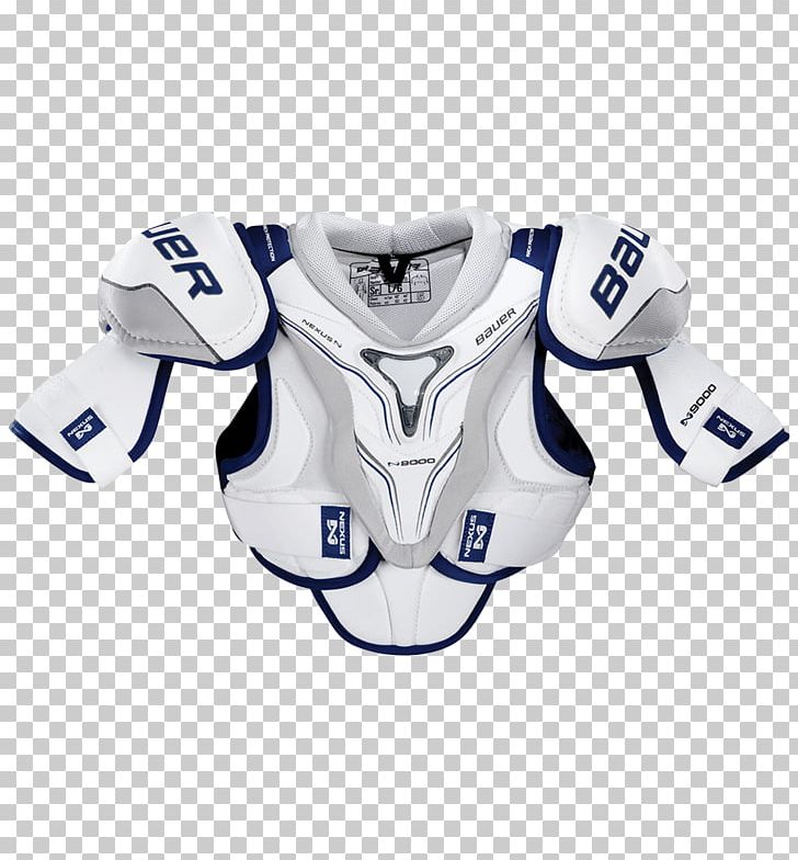 Bauer Hockey Football Shoulder Pad Ice Hockey Equipment CCM Hockey PNG, Clipart, Blue, Jersey, Joint, Lacrosse Protective Gear, Outerwear Free PNG Download