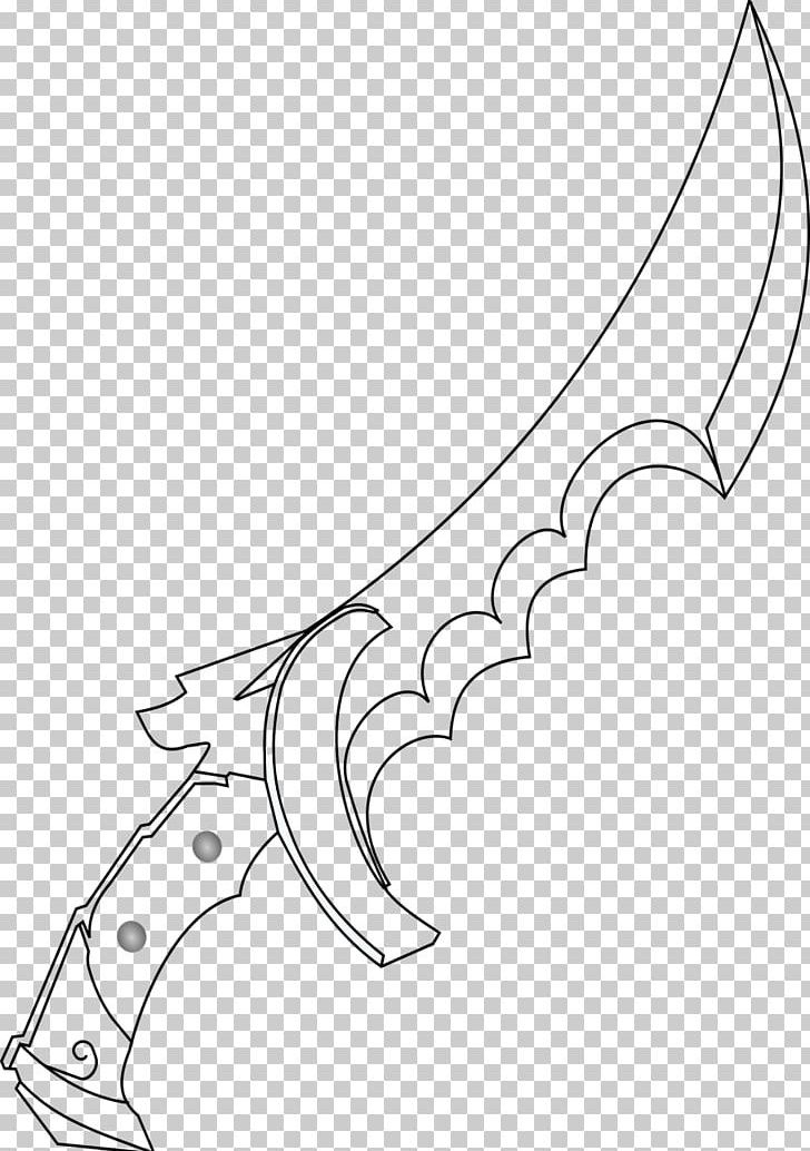 Knife Weapon Sword Blade PNG, Clipart, Angle, Area, Artwork, Black And White, Blade Free PNG Download
