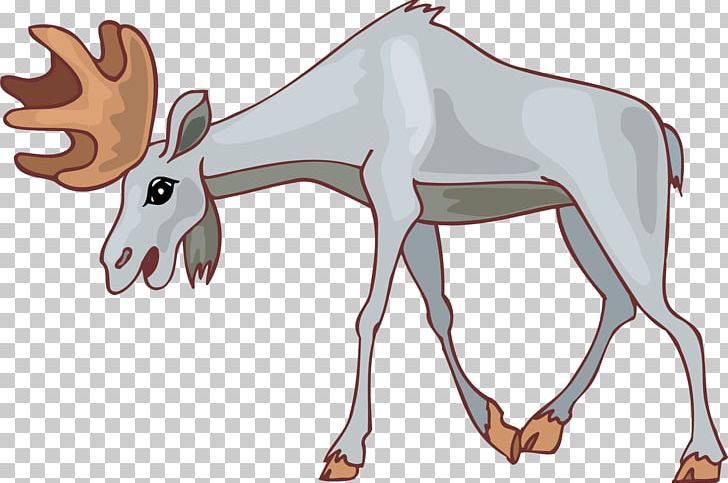 Drawing Cartoon PNG, Clipart, Animals, Antler, Cartoon, Cartoon Goat, Cattle Like Mammal Free PNG Download