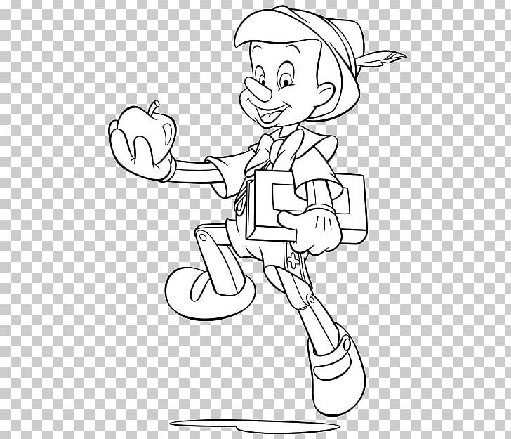 The Adventures Of Pinocchio Geppetto Figaro Coloring Book PNG, Clipart, Adventures Of Pinocchio, Angle, Arm, Art, Black And White Free PNG Download