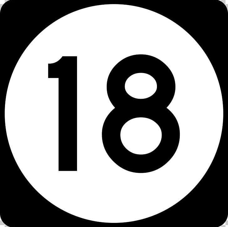 New Jersey Route 18 U.S. Route 18 Sanako Oy Number PNG, Clipart, Area, Black And White, Brand, Circle, Eight Ball Free PNG Download