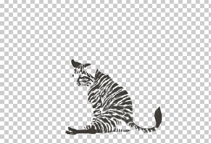 Whiskers Tiger Cat Dog Canidae PNG, Clipart, Animals, Big Cat, Big Cats, Black, Black And White Free PNG Download