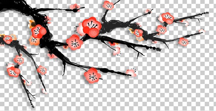Plum Blossom Poster Ink Wash Painting PNG, Clipart, Advertising, Chinese, Chinese Style, Flower, Flower Bouquet Free PNG Download
