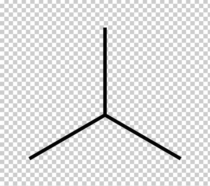 Isobutane Skeletal Formula Alkane Chemistry PNG, Clipart, Alkane, Angle, Area, Black, Black And White Free PNG Download