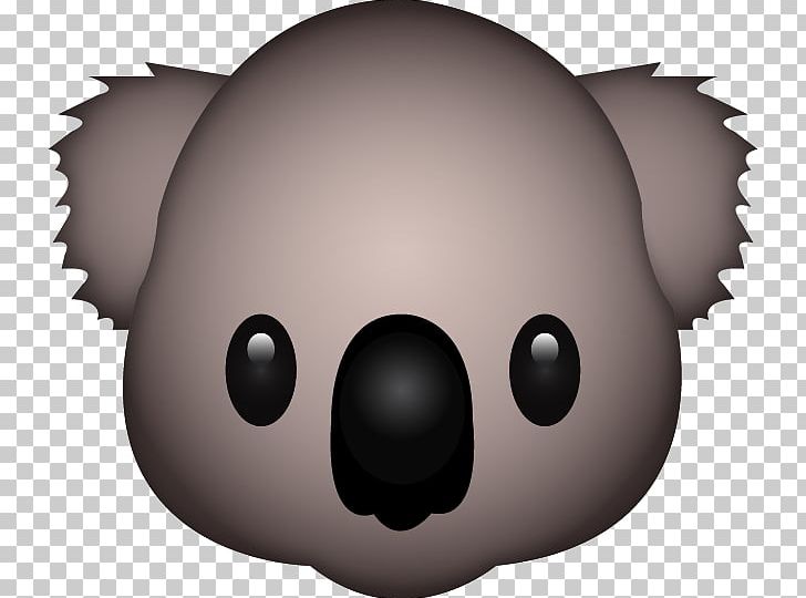 The Koala Emoji Sticker PNG, Clipart, Animals, Apple Color Emoji, Bear, Carnivoran, Cartoon Free PNG Download