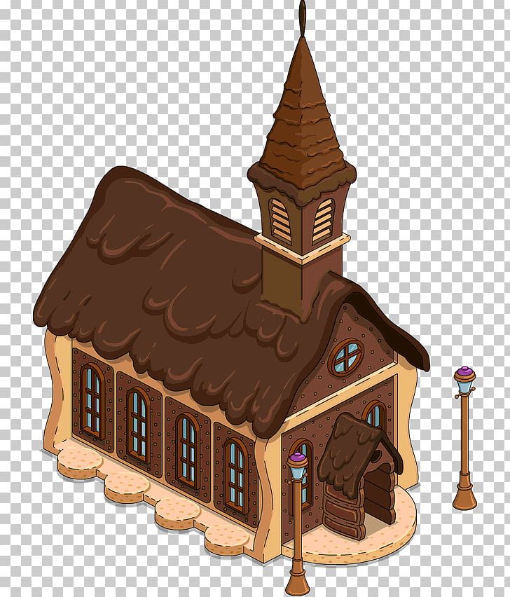 The Simpsons: Tapped Out Chocolate The Simpsons Game Üter Zörker Building PNG, Clipart, Building, Cake, Chapel, Chocolate, Facade Free PNG Download