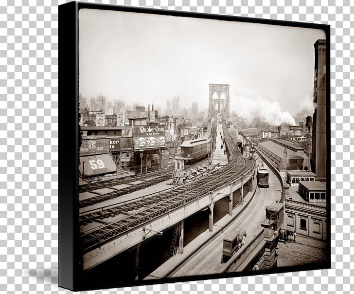 Gallery Wrap Frames Brooklyn Terminal Market Merchants Association Giclée Canvas PNG, Clipart, Art, Black And White, Bridge, Brooklyn, Brooklyn Bridge Free PNG Download