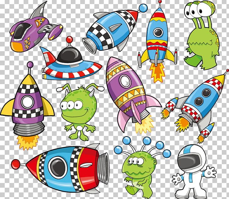 Outer Space Spacecraft PNG, Clipart, Astronaut, Cartoon, Childlike Innocence, Children, Hand Free PNG Download