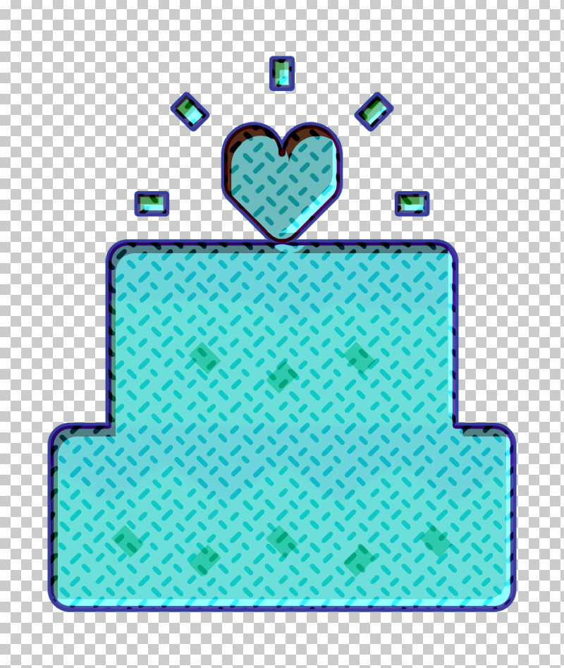 Wedding Icon Cake Icon PNG, Clipart, Aqua, Cake Icon, Green, Rectangle, Square Free PNG Download