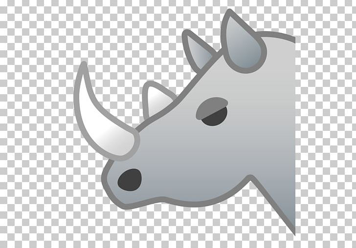 Emoji Rhinoceros Android Nougat Computer Icons PNG, Clipart, Android, Android Nougat, Android Oreo, Carnivoran, Cattle Like Mammal Free PNG Download