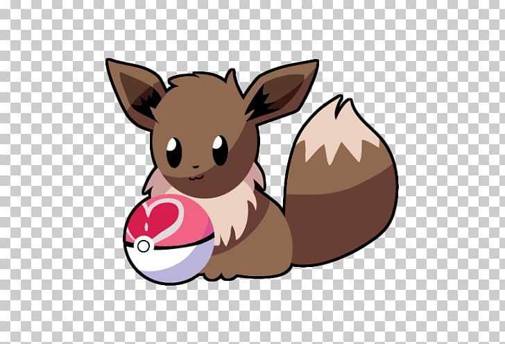 Pokémon HeartGold And SoulSilver Pokémon GO Eevee Poké Ball PNG, Clipart, Ball, Carnivoran, Cattle Like Mammal, Character, Daria Strokous Free PNG Download