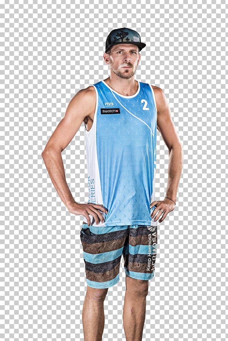 T-shirt Shoulder Sleeveless Shirt Outerwear Shorts PNG, Clipart, Arm, Beach Volley Player, Blue, Clothing, Joint Free PNG Download