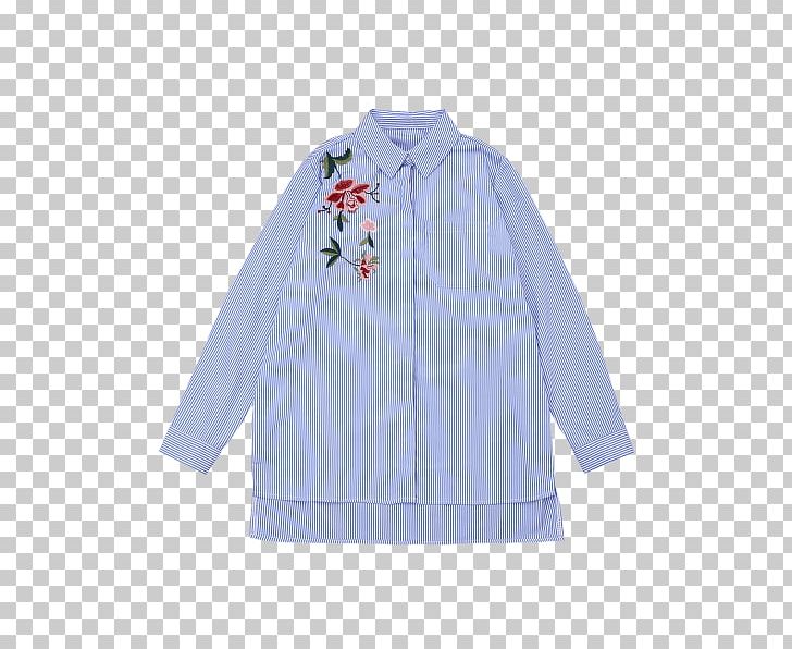 Sleeve Polar Fleece Bluza Jacket Outerwear PNG, Clipart, Blue, Bluza, Electric Blue, Embroidered Strips, Jacket Free PNG Download