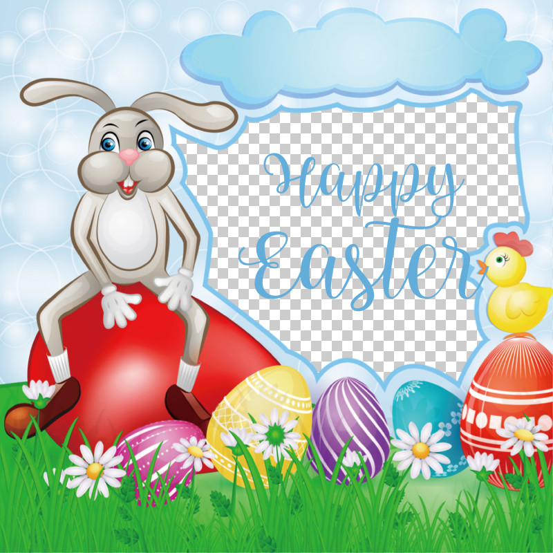 Happy Easter Day Easter Day Blessing Easter Bunny PNG, Clipart, Cartoon, Cute Easter, Easter Bunny, Easter Egg, Easter Frames Free PNG Download