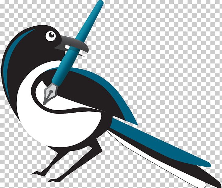 Writing Magpie Bird Email PNG, Clipart, Animals, Artwork, Beak, Bird, Clip Art Free PNG Download