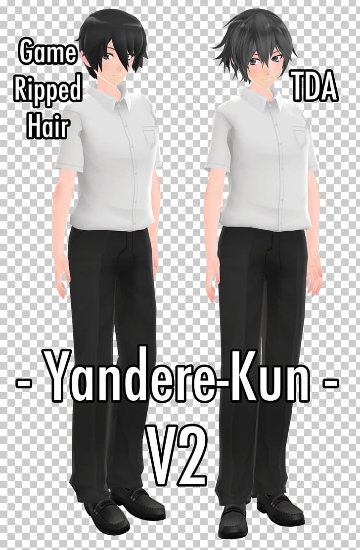 Yandere Simulator Senpai And Kōhai Tuxedo Model Png Clipart