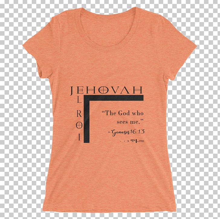 T-shirt Sleeve Font Product Neck PNG, Clipart, Neck, Orange, Peach, Sleeve, Text Free PNG Download
