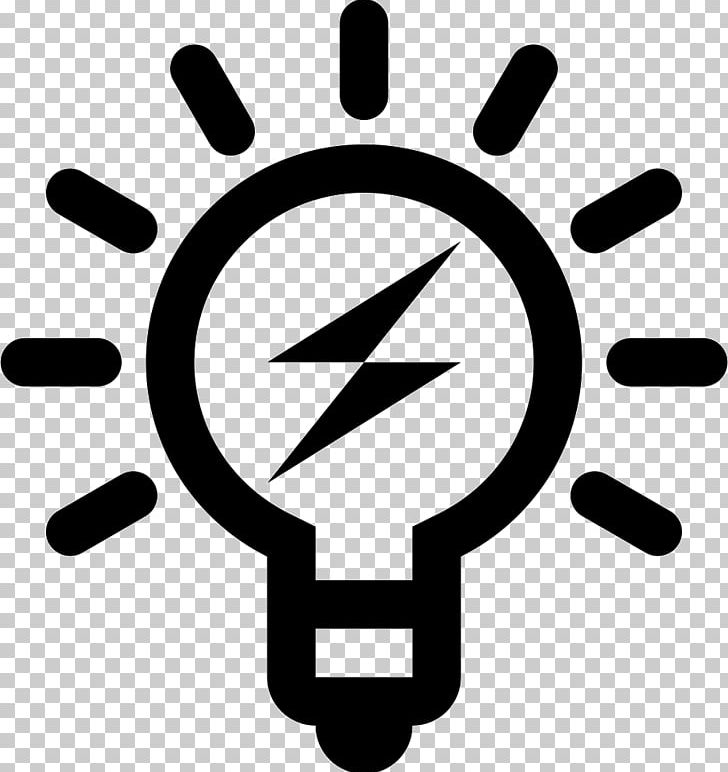 Incandescent Light Bulb Computer Icons Lighting Lamp PNG, Clipart, Area, Black And White, Bolt, Circle, Computer Icons Free PNG Download