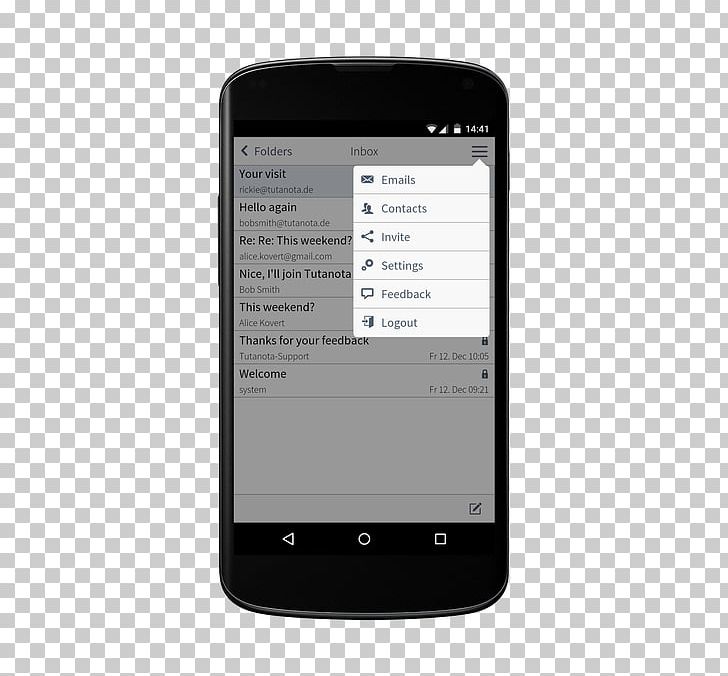Feature Phone Smartphone Tutanota Email PNG, Clipart, Alternativeto, Android, Communication Device, Computer Software, Electronic Device Free PNG Download