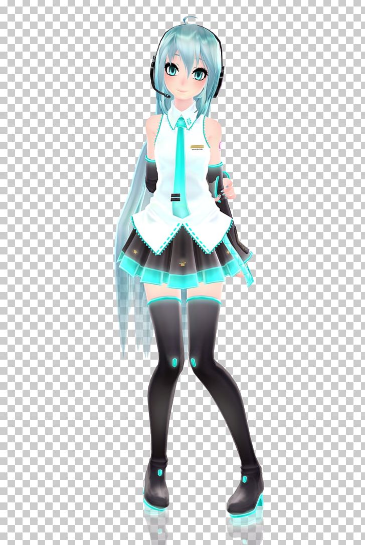 Hatsune Miku MikuMikuDance Ponytail PNG, Clipart, Action Figure, Action Toy Figures, Art, Clothing, Costume Free PNG Download