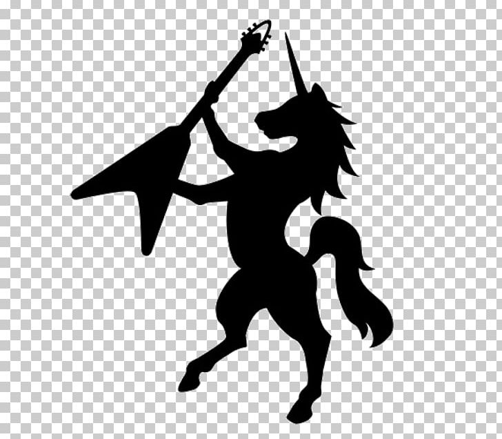T-shirt Unicorn Rock And Roll PNG, Clipart, Black And White, Christian, Clothing, Electric Guitar, Fictional Character Free PNG Download