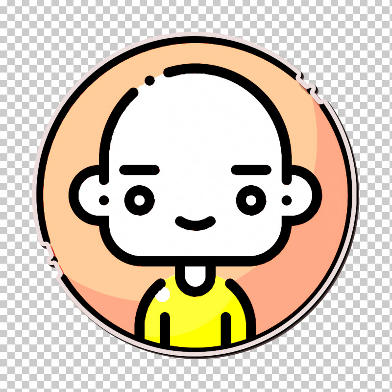 Man Icon Bald Icon Avatars Icon PNG, Clipart, Avatars Icon, Bald Icon, Cartoon, Cheek, Circle Free PNG Download
