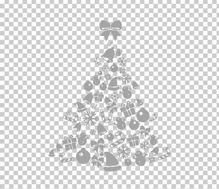 Santa Claus Christmas Tree Sticker PNG, Clipart, Black And White, Christmas, Christmas Card, Christmas Carol, Christmas Decoration Free PNG Download