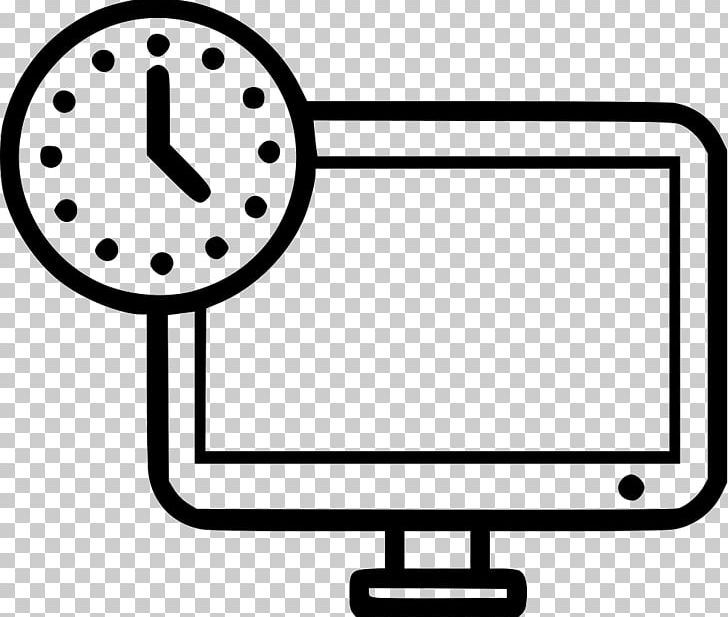 Computer Icons Computer Monitors Desktop Computers Desktop PNG, Clipart, Angle, Area, Black And White, Clock, Computer Free PNG Download