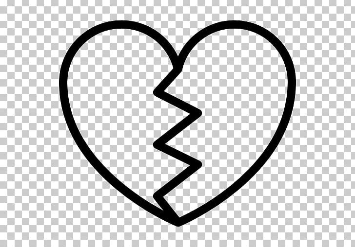 Broken Heart Computer Icons PNG, Clipart, Area, Black And White, Breakup, Broken Heart, Circle Free PNG Download