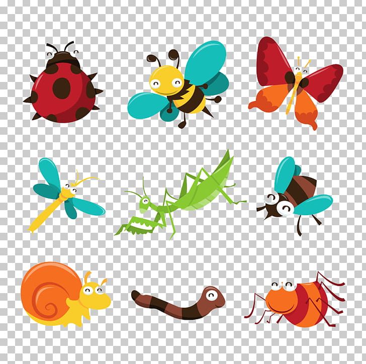 Insect Bee Butterfly Spider PNG, Clipart, Animals, Artwork, Balloon Cartoon, Bed Bug, Boy Cartoon Free PNG Download