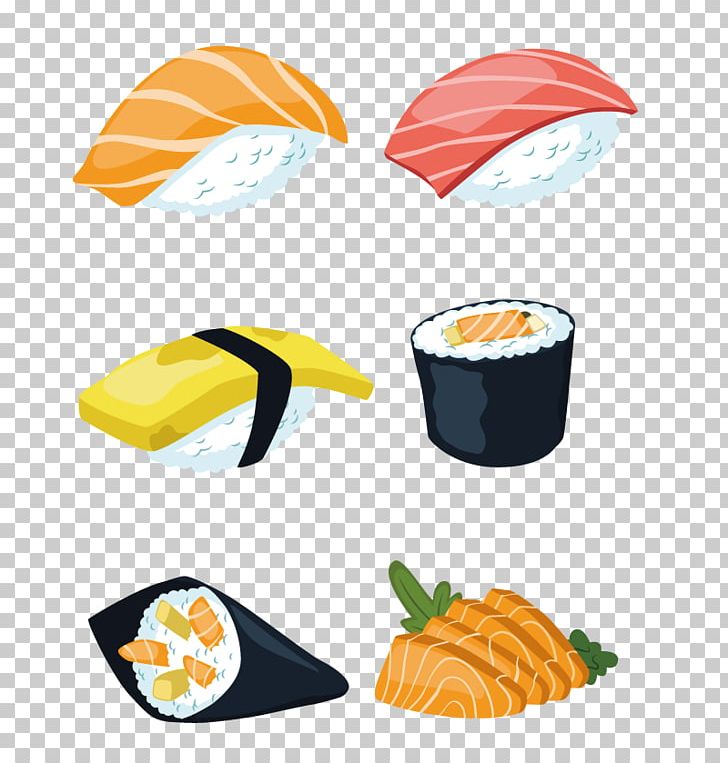 Sushi Japanese Cuisine Sashimi Salmon PNG, Clipart, Cartooin Sushi, Cartoon Sushi, Chef, Cooking, Cuisine Free PNG Download