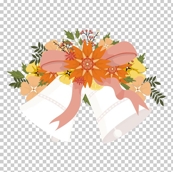 Floral Design Flower Bell PNG, Clipart, Bell Vector, Bow Vector, Christmas, Chrysanthemum, Cut Flowers Free PNG Download