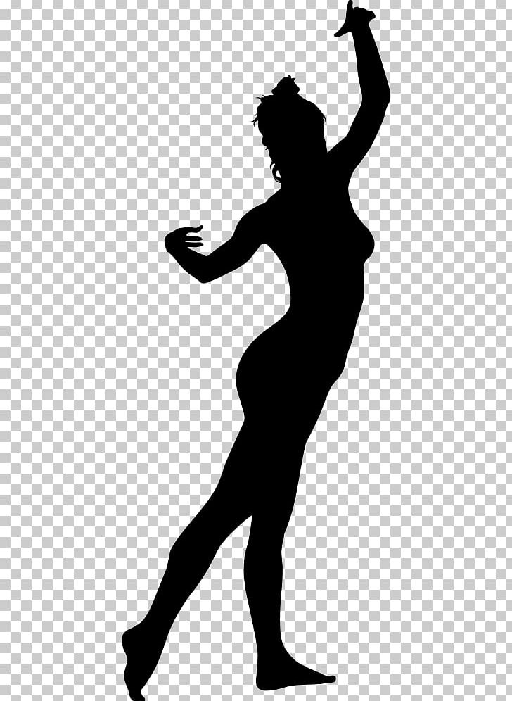 Silhouette Dance Music Female PNG, Clipart, Animals, Arm, Ballet Dancer, Black, Black And White Free PNG Download