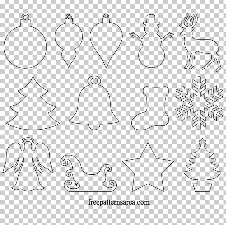 Christmas Ornament Christmas Decoration Pattern PNG, Clipart, Angle, Area, Black And White, Christmas, Christmas Decoration Free PNG Download