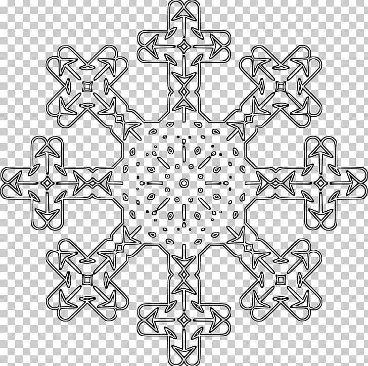 Snowflake PNG, Clipart, Area, Black And White, Computer Icons, Cross, Desktop Wallpaper Free PNG Download