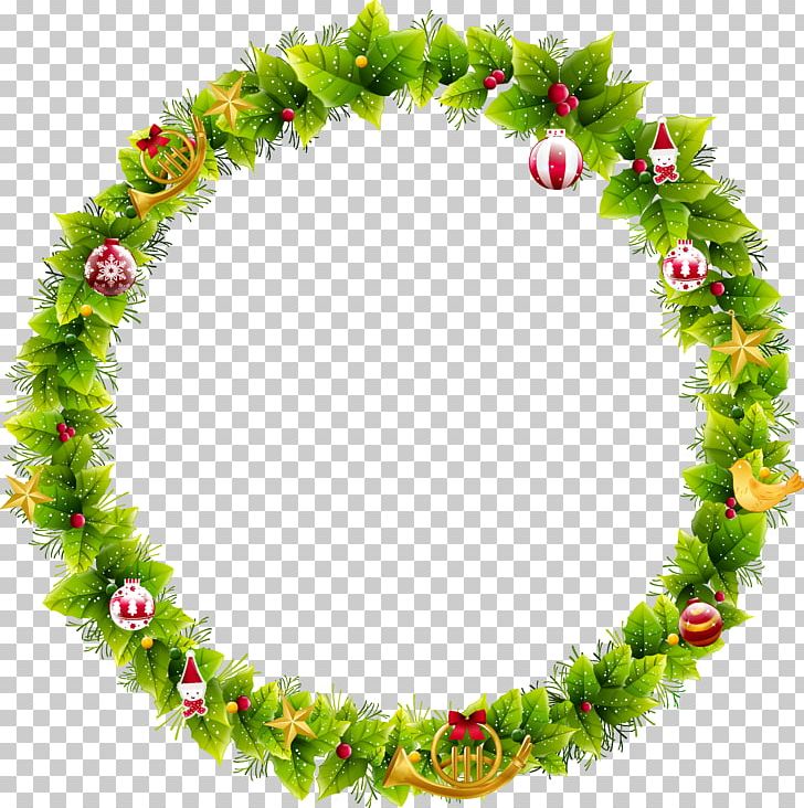 Wreath Christmas Santa Claus Garland PNG, Clipart, Christmas, Christmas Ball, Christmas Card, Christmas Decoration, Christmas Frame Free PNG Download
