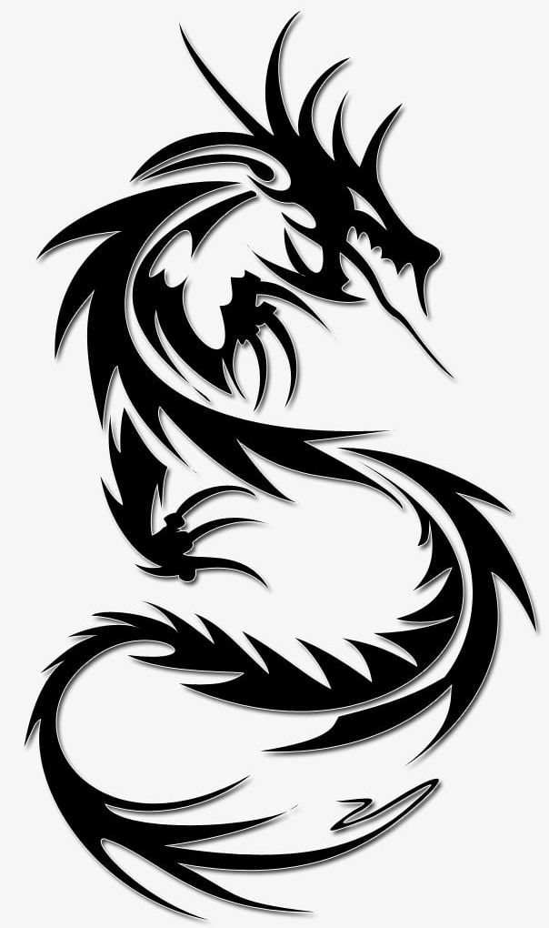 Dragon Tattoo PNG, Clipart, Black, Cut, Decoration, Dragon, Dragon Clipart Free PNG Download